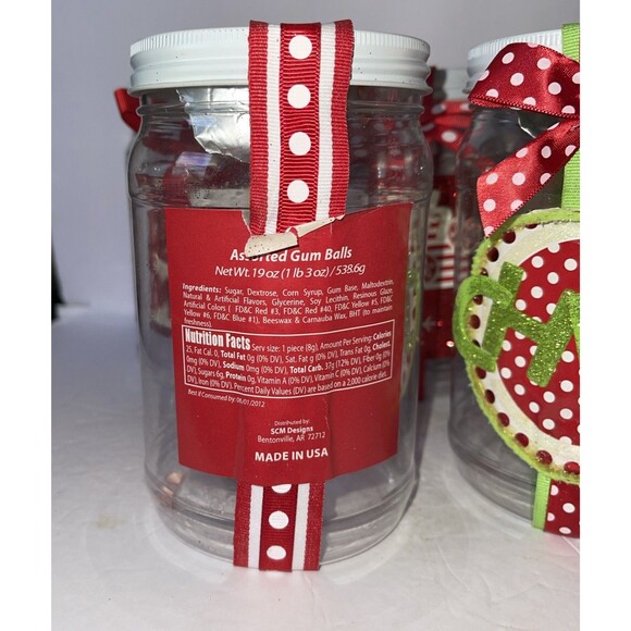 Christmas Decorated Jars Empty Ready To Fill (7) Included Quart Size See Photos - Picture 13 of 16